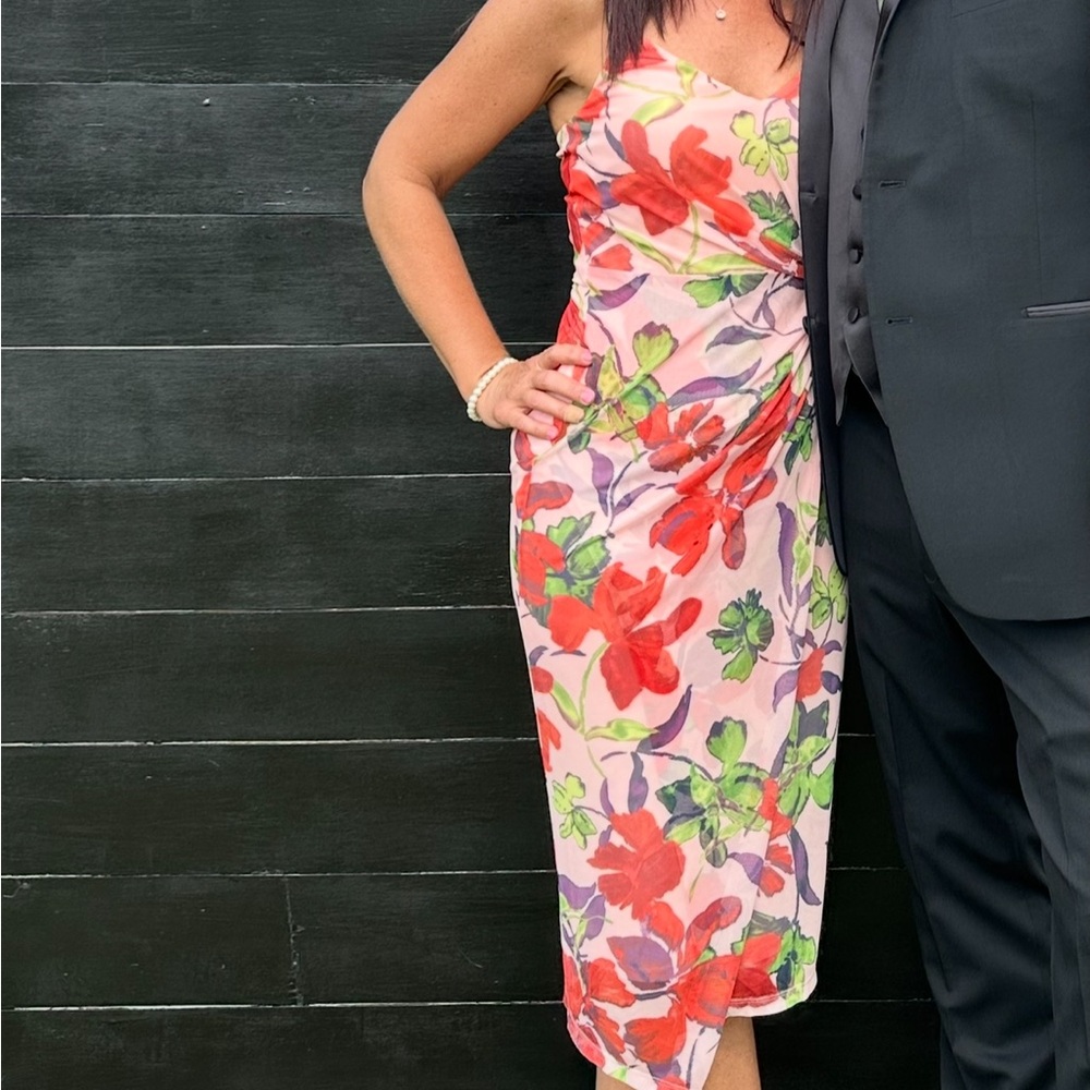 Floral Print Midi Dress